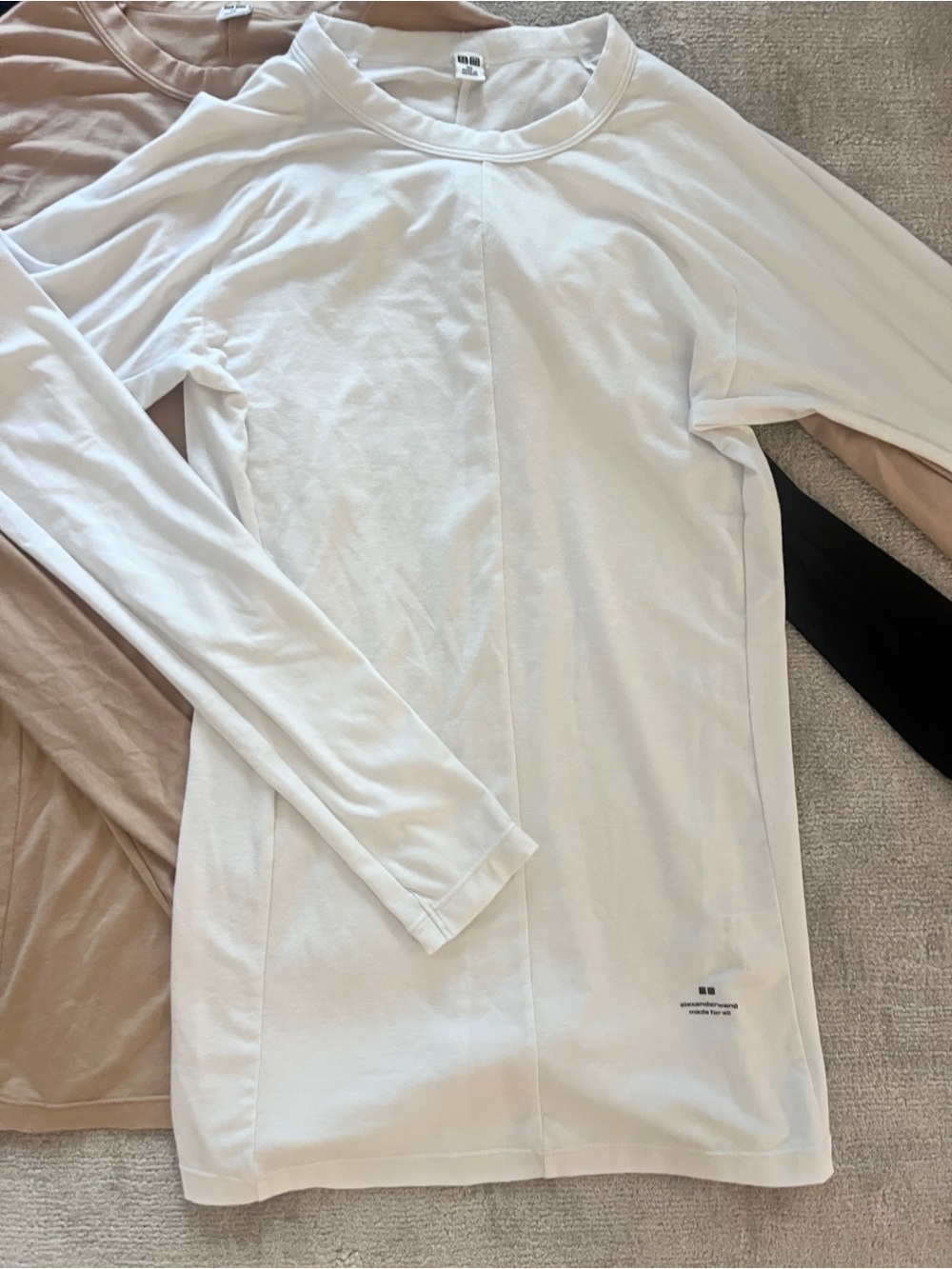 Lot Of 3 Alexander Wang X Uniqlo Women’s XS Long Sleeve Heat tech Shirts - Picture 2 of 8